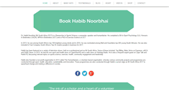 Desktop Screenshot of habibnoorbhai.com
