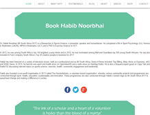 Tablet Screenshot of habibnoorbhai.com
